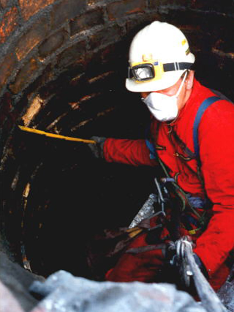 Inspekcje przy użyciu technik alpinistycznych