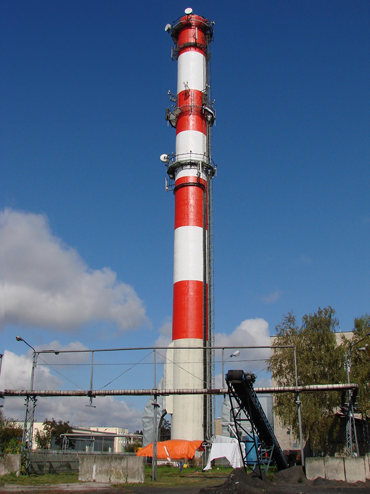 Remonty żelbetowych kominów przemysłowych realizujemy już od ponad 30 lat!